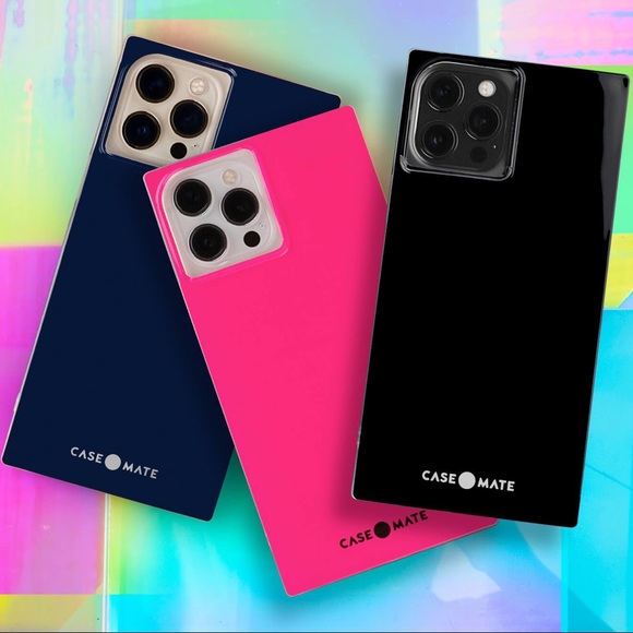 CASE-MATE Navy Blue Square BLOX MagSafe iPhone 12 / 13 PRO Hard Case - Picture 6 of 7